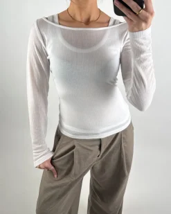 LISA bluse, hvid