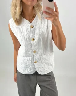 LISBETH vest, hvid