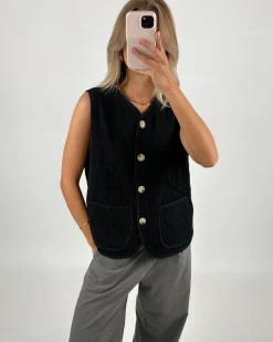 LISBETH vest, sort