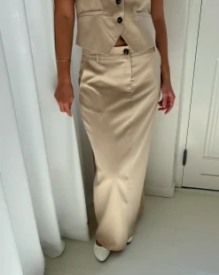 LIS nederdel, beige