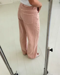 LORETTA wide leg jeans, rosa