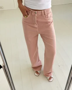 LORETTA wide leg jeans, rosa