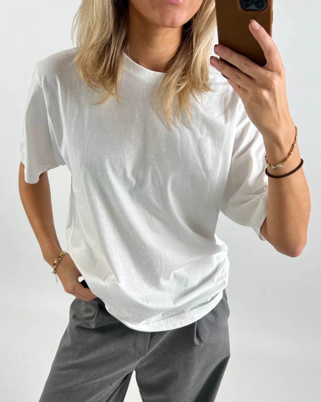 LOS ANGELES t-shirt, hvid/blå