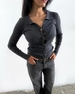 LUCCE cardigan, grå
