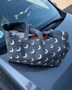 LUNA bag, grå/hvid