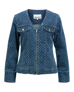 LUNA denim bluse, blå