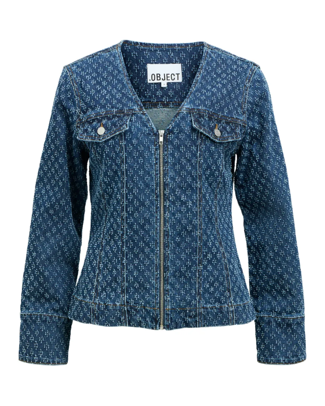 LUNA denim bluse, blå