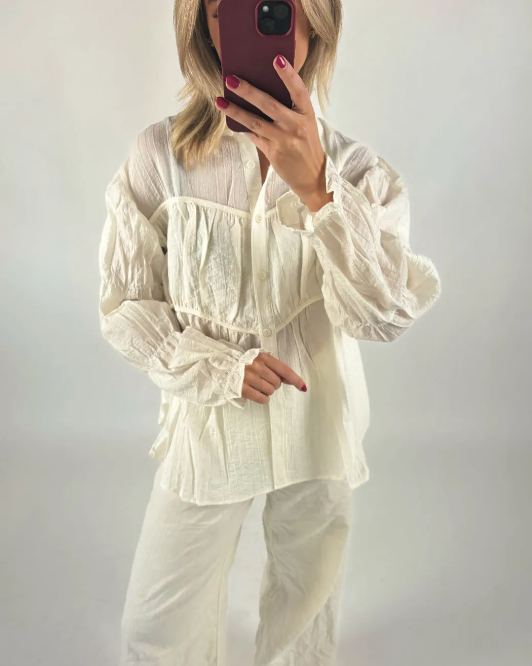 LYLAH bluse, creme