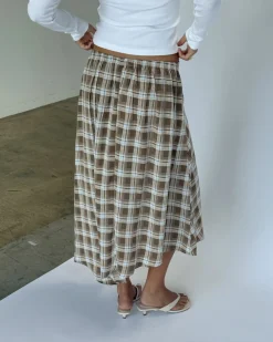 LYNN nederdel, beige