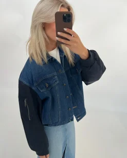 MADDIE bomberjakke, denim
