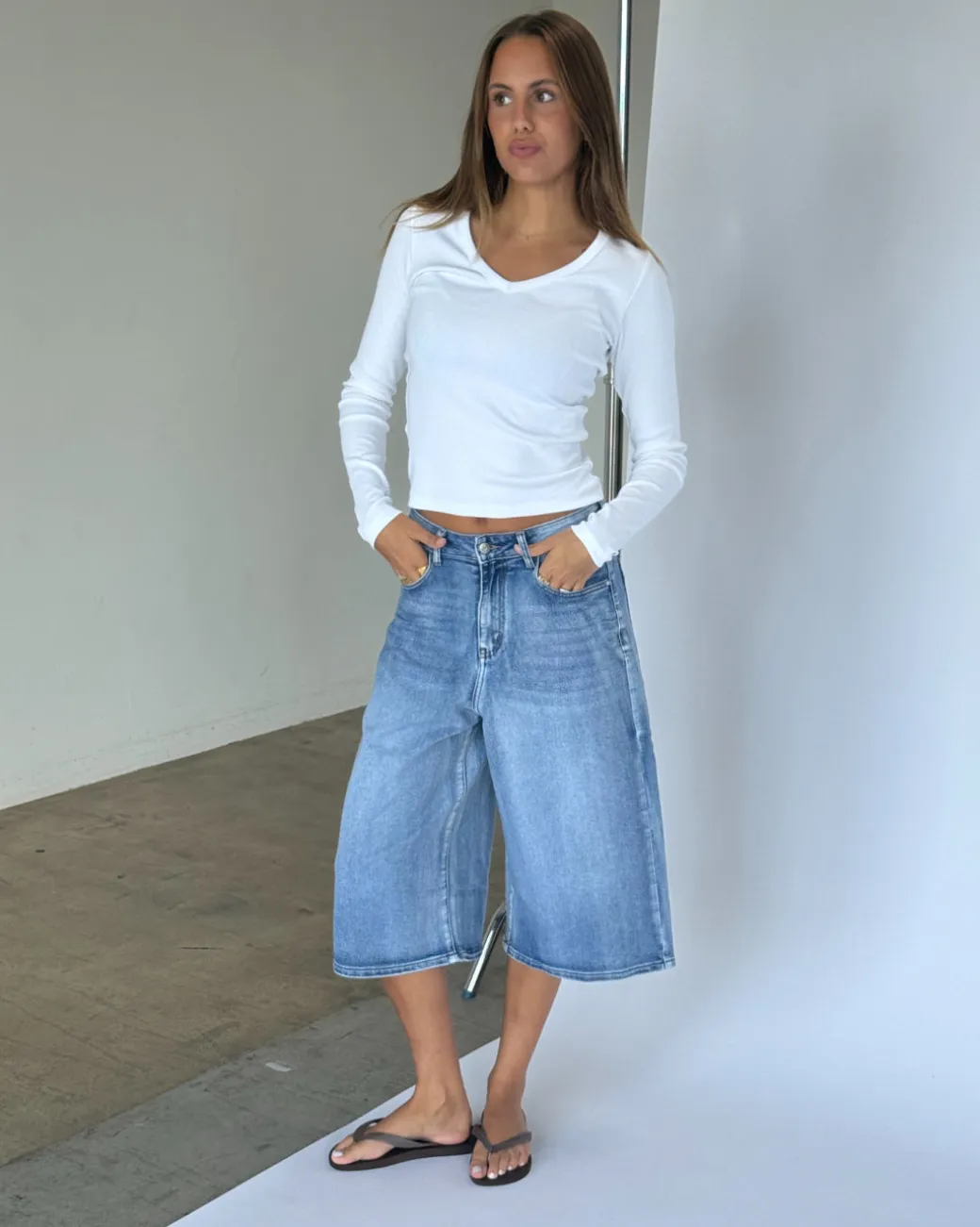 MADDIE denim jorts, blå