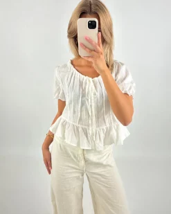 MADISON bluse, hvid