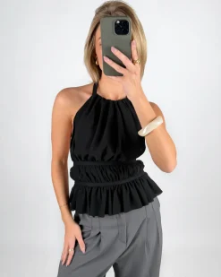 MALANI open back top, sort