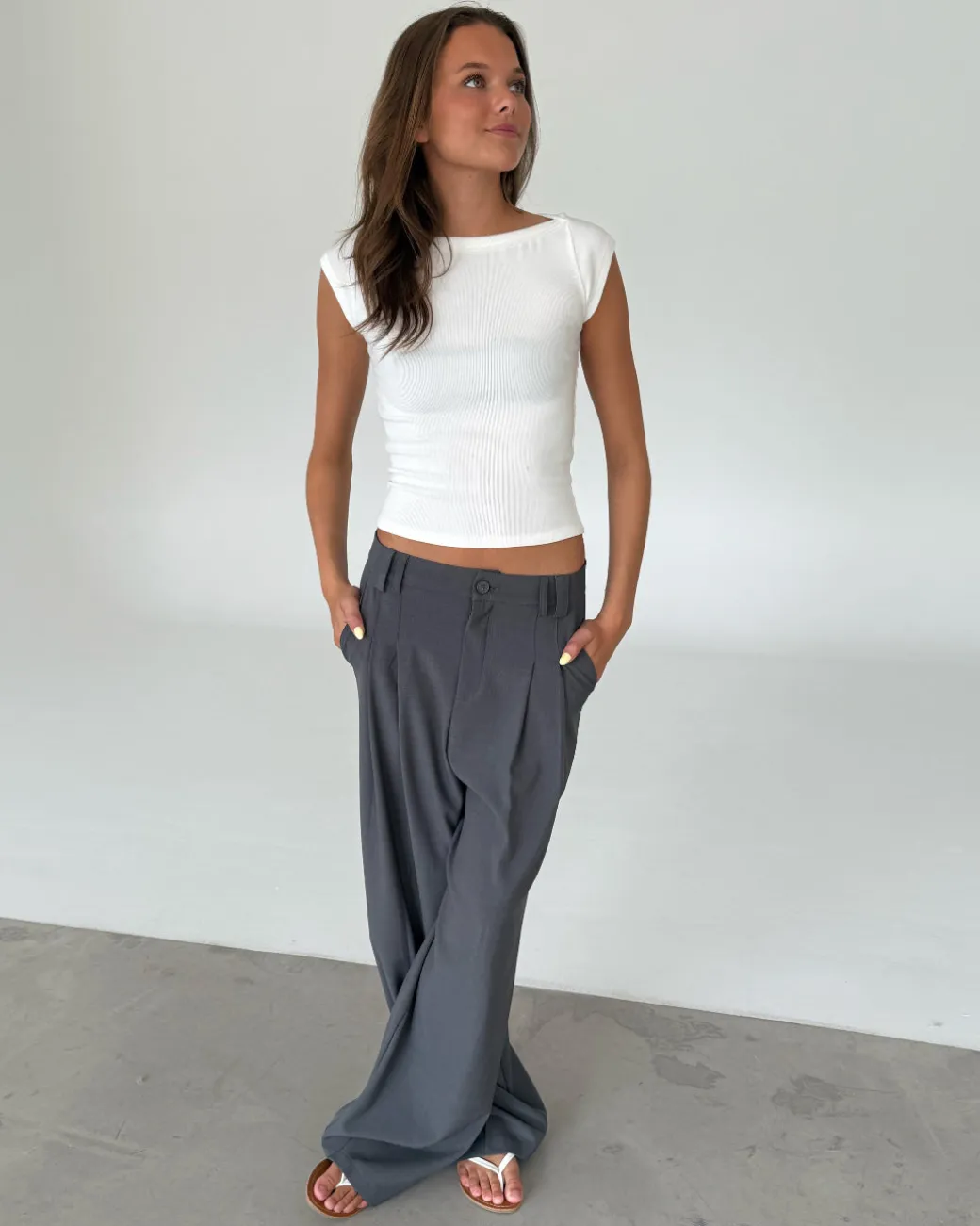 MALIA boatneck t-shirt, hvid