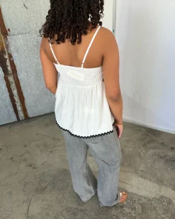 MARLEY top, hvid
