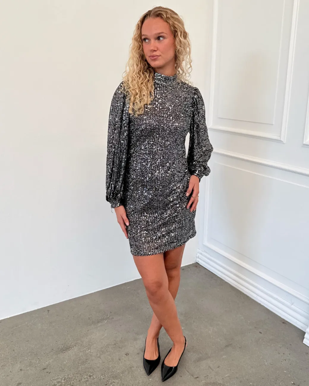 MARTINE kjole, sølv