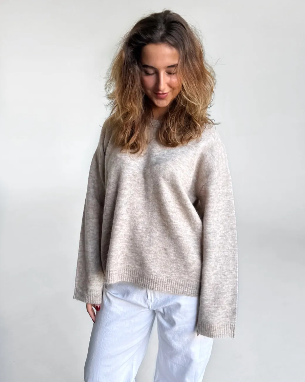 MATILDA strik, beige