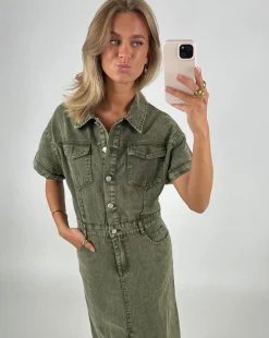 MAYA kjole, kaki