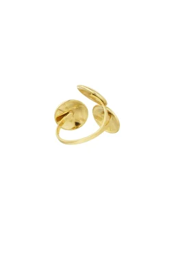 METHA ring, guldfarvet