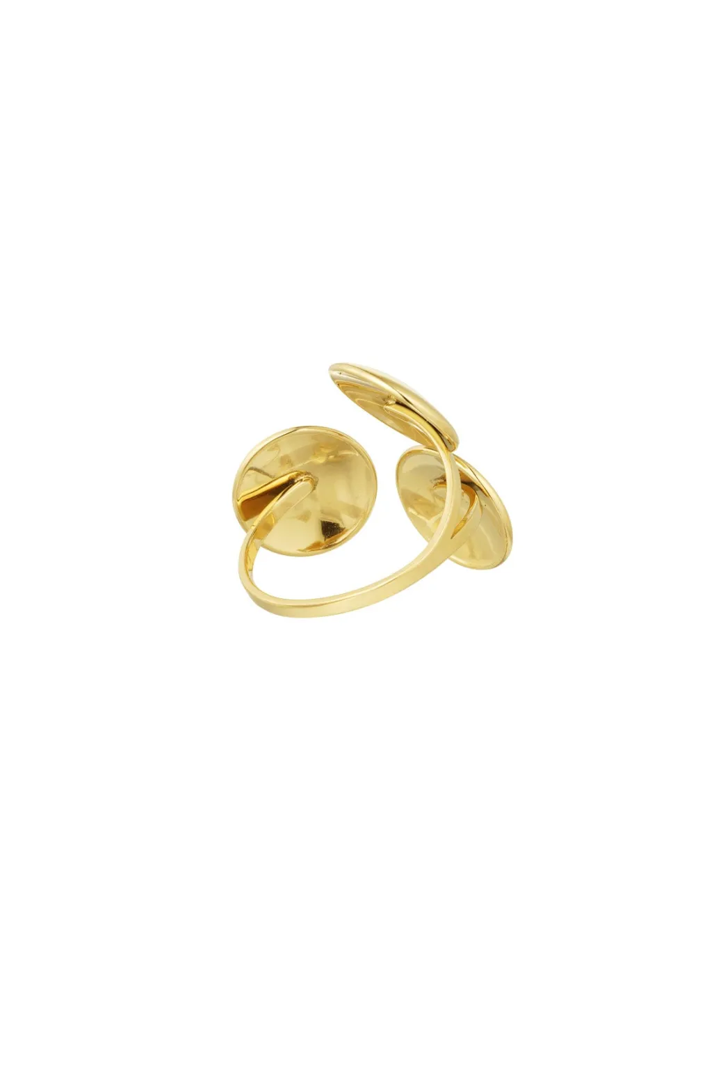METHA ring, guldfarvet
