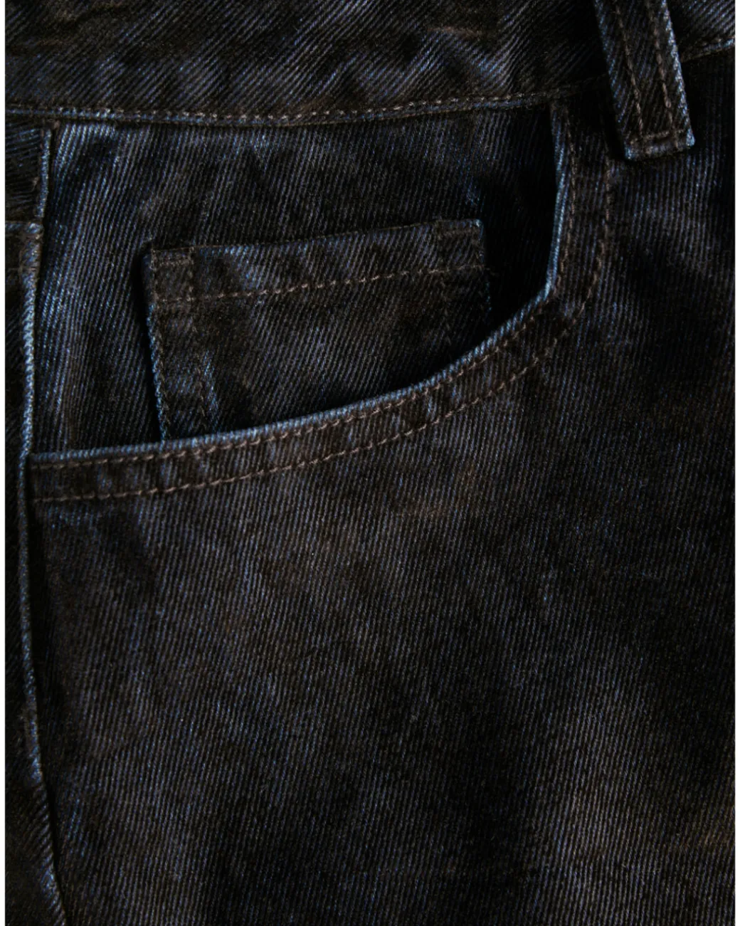 MIA denim nederdel, brun