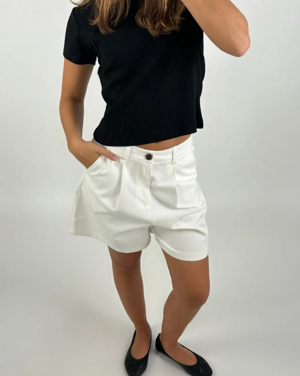 MILA shorts, hvid