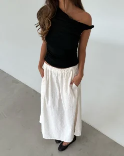 MILENA off shoulder top, sort