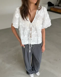 MINI bluse, hvid