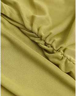 MINNA mesh bluse, grøn