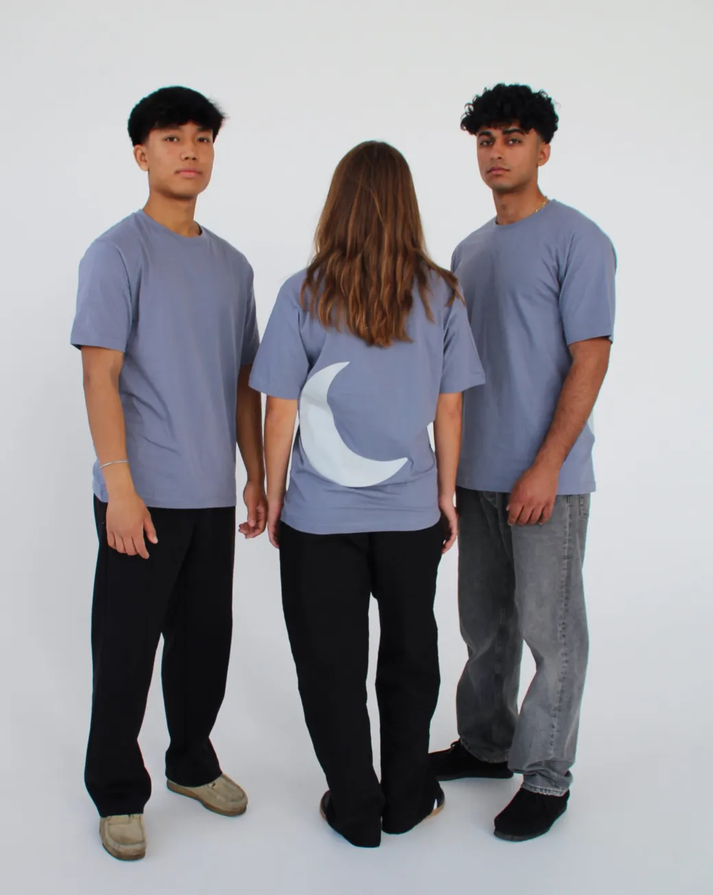 MÅNE t-shirt, stone/grå