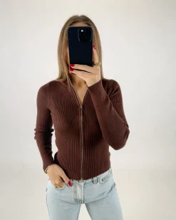 MONIKA bluse, brun