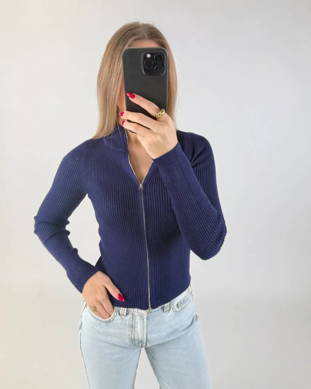 MONIKA bluse, navy