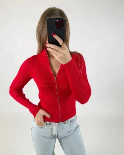 MONIKA bluse, rød