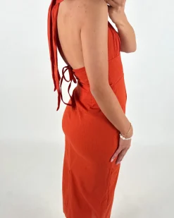 NALANI kjole, orange