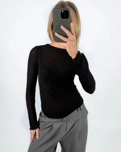 NANCY bluse, sort