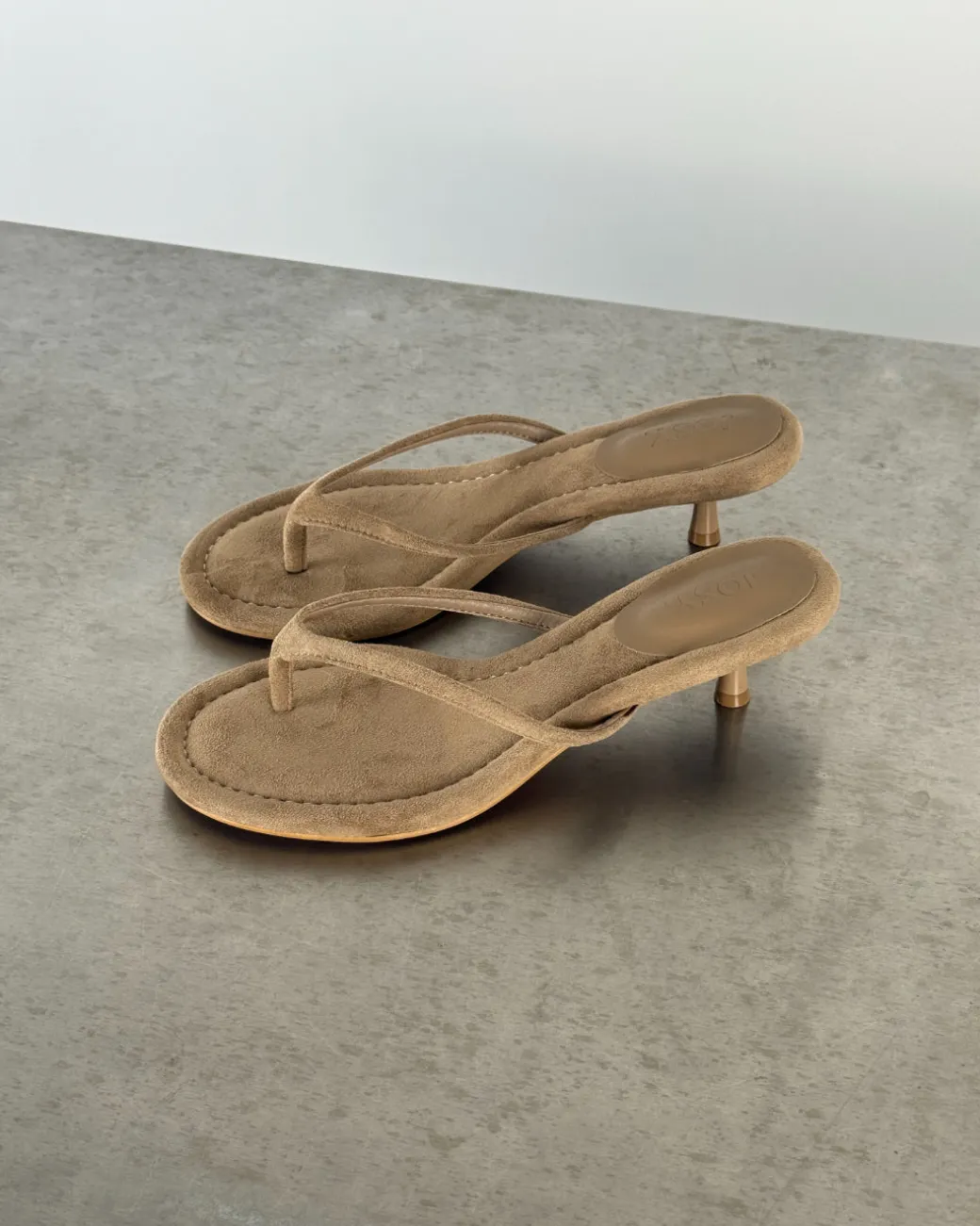 NATASHA hæl, beige