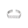 NEW LOVE ring, sølvfarvet
