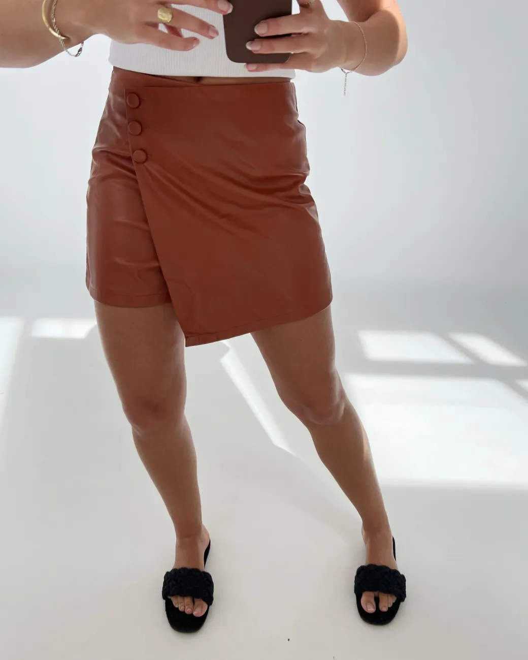 NOA skorts, brun