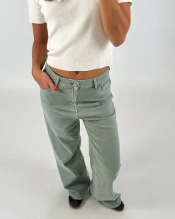NORA wide leg jeans, kaki