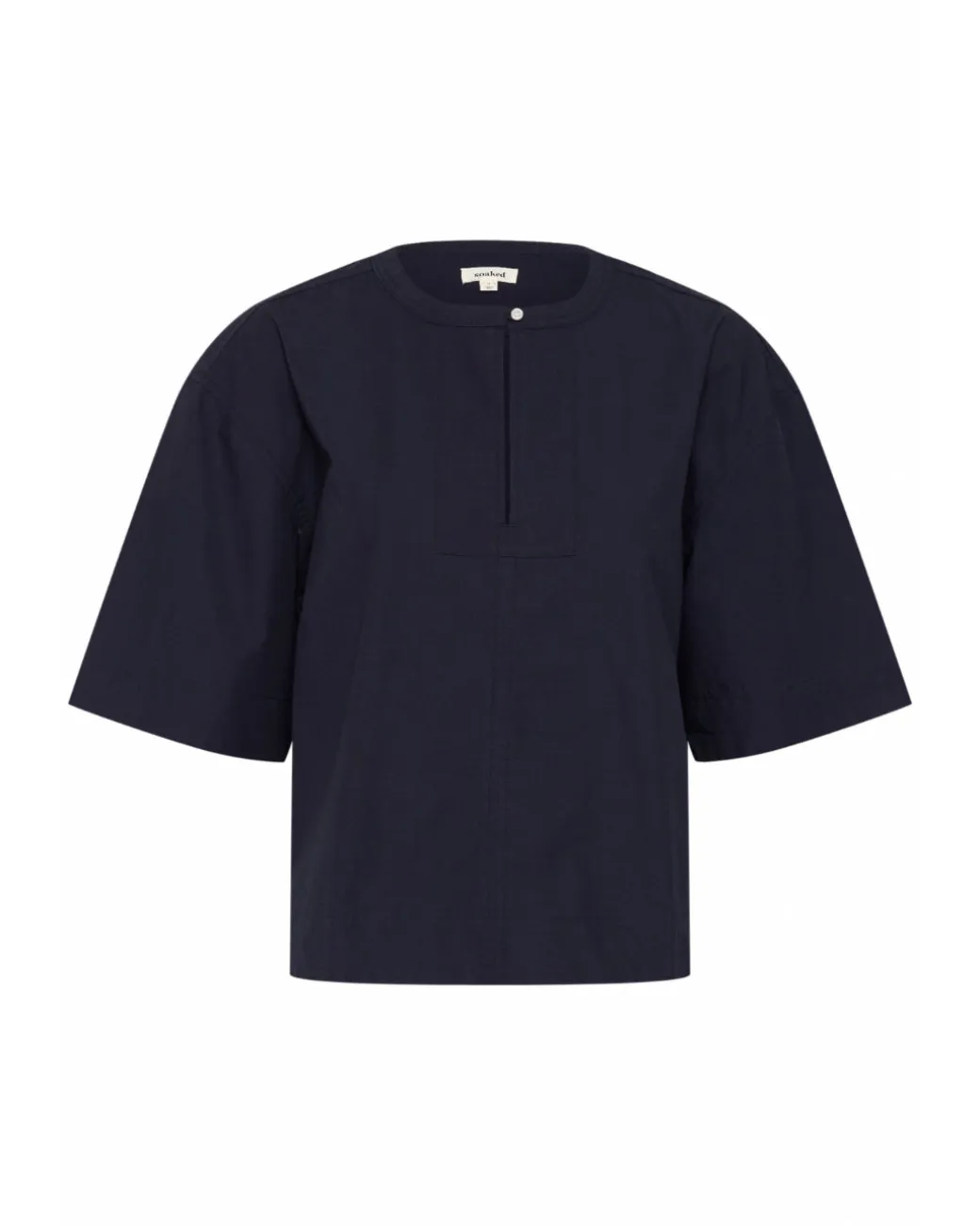 OLEANE kortærmet bluse, navy