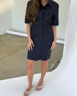 OLEANE mini kjole, navy