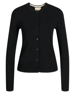 OPHELIA strik cardigan, sort