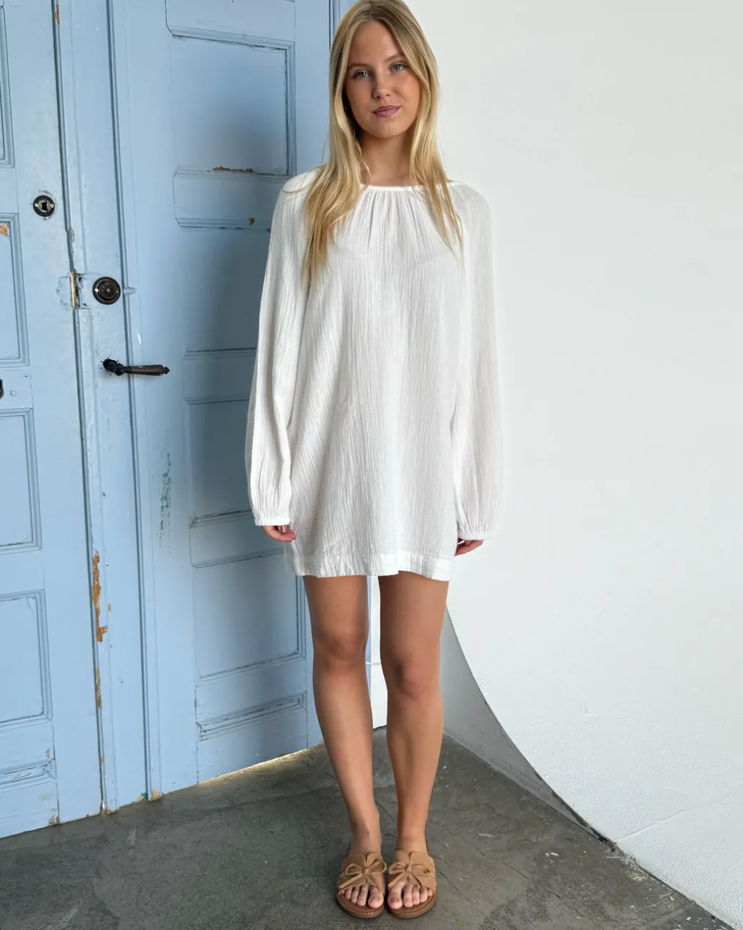 PIA kjole, hvid