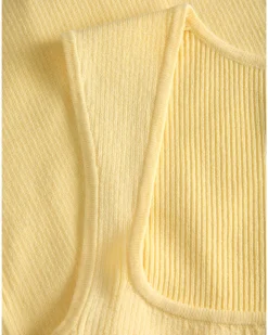 POSIE strik top, gul