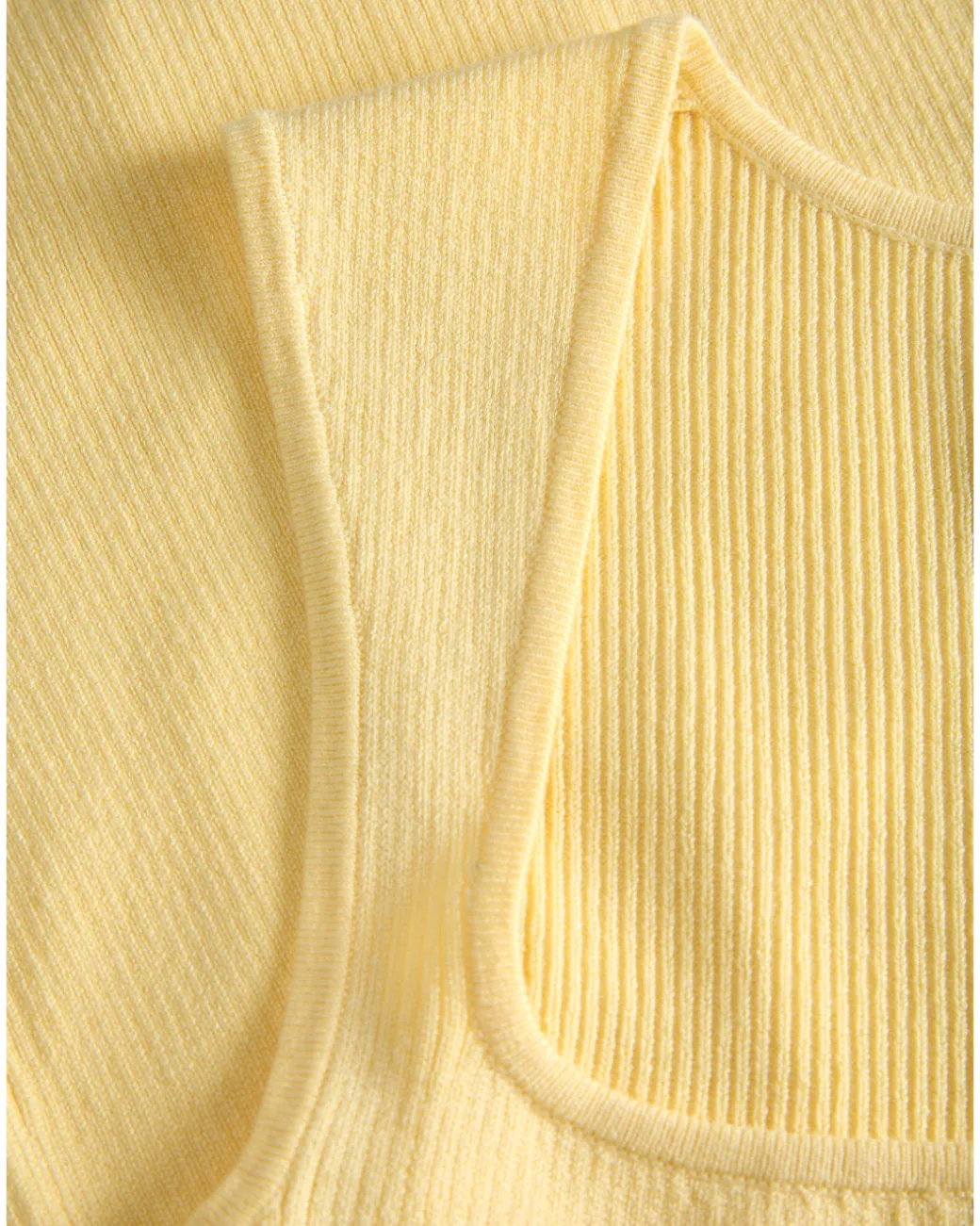 POSIE strik top, gul