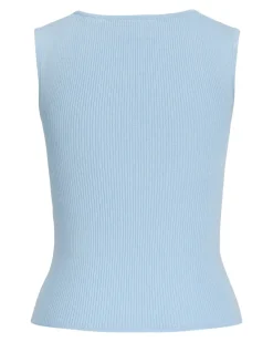 POSIE strik top, lyseblå