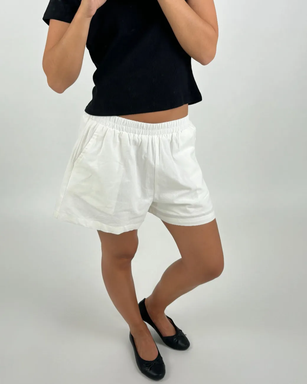 RAYNA shorts, hvid
