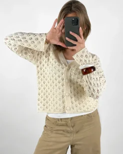 REIGN strik cardigan, beige
