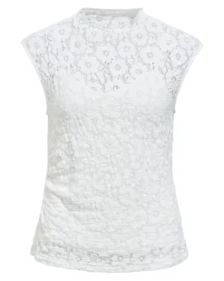 REMI blonde top, hvid