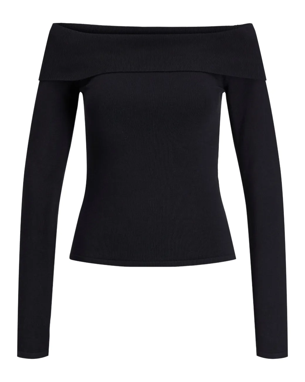 REMI off shoulder strik, sort